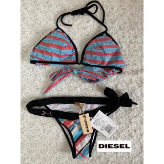 ディーゼル(DIESEL)の新品 DIESEL ディーゼル チェック柄水着 ビキニ(水着)