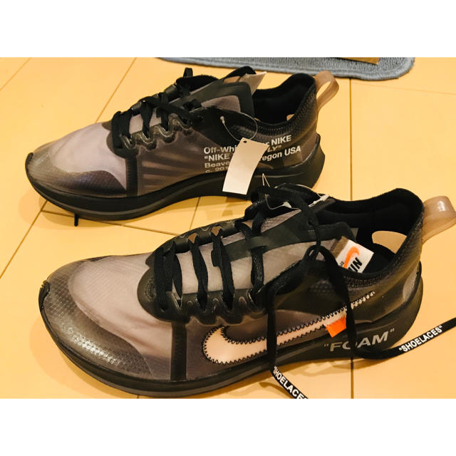 nike off-white zoom fly 27cm タグ付き