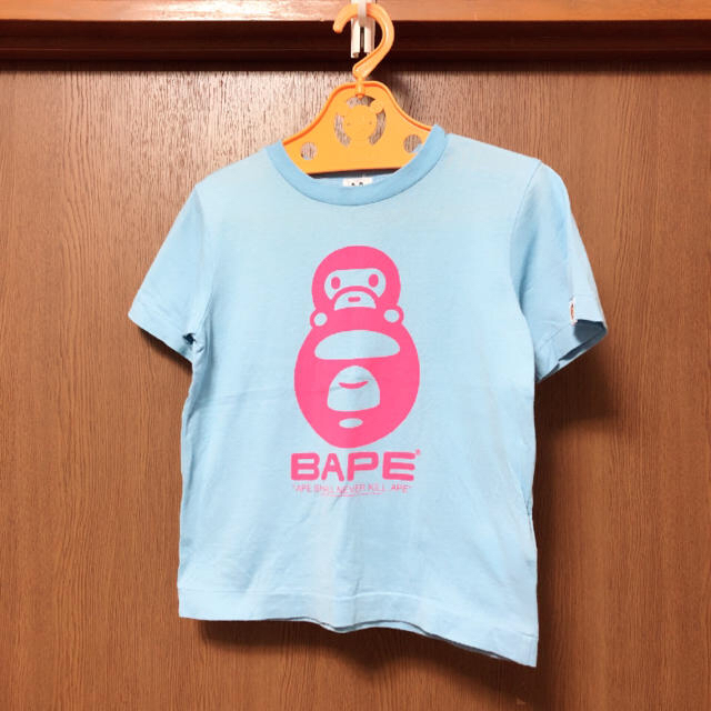 A BATHING APE(アベイシングエイプ)のBAPE KIDS size 110cm キッズ/ベビー/マタニティのキッズ服男の子用(90cm~)(Tシャツ/カットソー)の商品写真