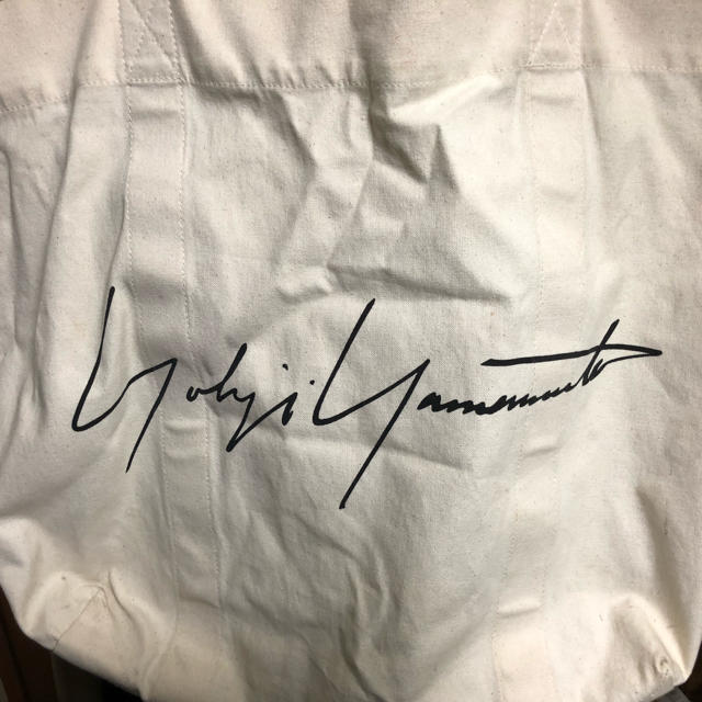 yohji yamamoto ノベルティバッグ ホワイト 難有り