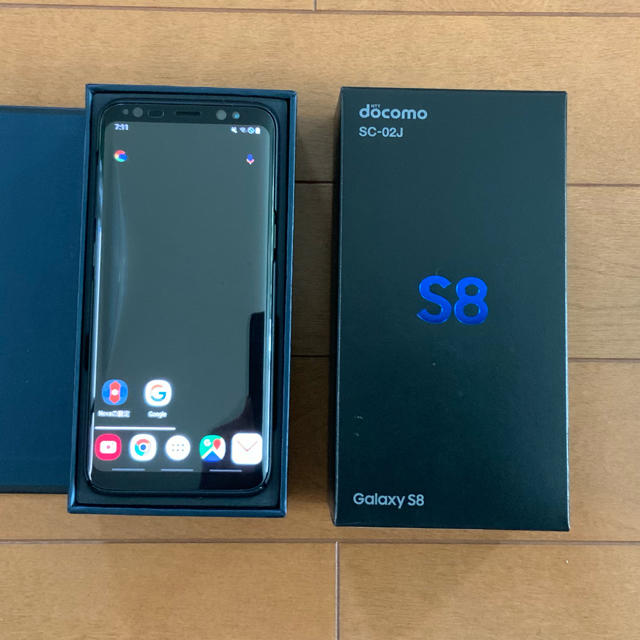 docomo Galaxy s8 Android9.0 simフリー ブラック