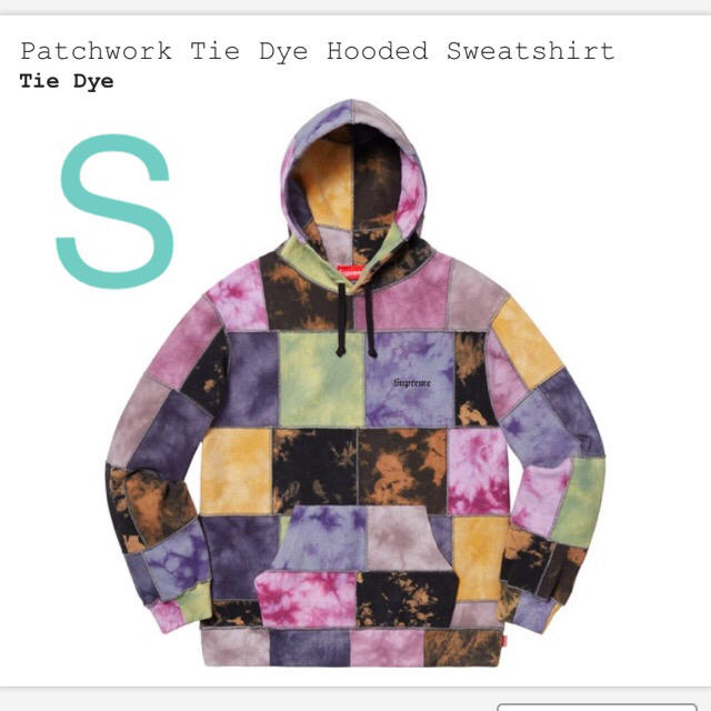 Sサイズ Supreme Patchwork Hooded Sweatshirt