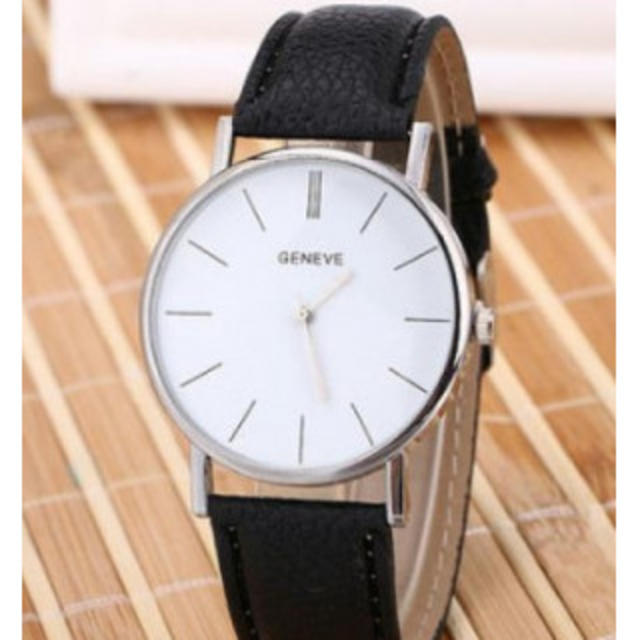 メンズ レディース 腕時計 アナログ ヨーロピアン ファッション腕時計 黒の通販 by トランポリン's shop｜ラクマ