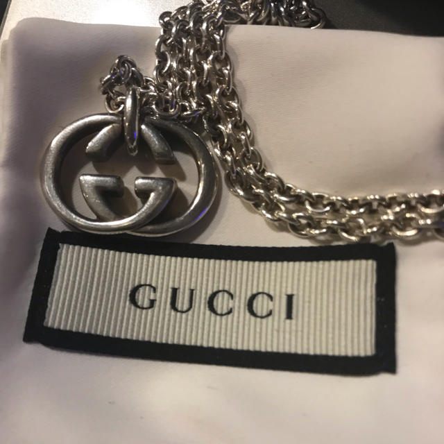 Gucci(グッチ)の確実正規品 GUCCI ネックレス メンズのアクセサリー(ネックレス)の商品写真