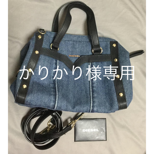 DIESEL　2wayデニムバッグ