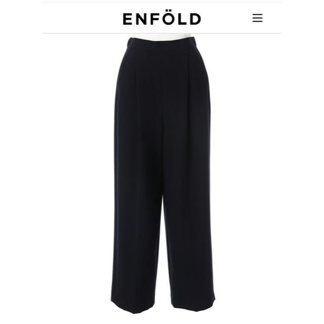 パンツ新品 enfold エンフォルド ダブルクロスパンツ