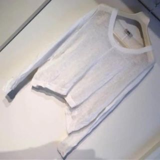 アクネ(ACNE)のAcne  麻１００% シースルーニット(カットソー(長袖/七分))