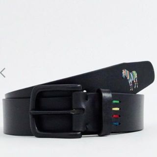 ポールスミス(Paul Smith)の★日本未入荷★　PS Paul Smith　革　ベルト　ゼブラ　★新品・未使用★(ベルト)