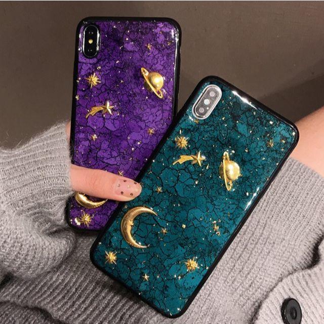 XR入荷！ 大人かわいい iPhoneケース カバー 宇宙柄 ディープカラーの通販 by すわりん's shop｜ラクマ