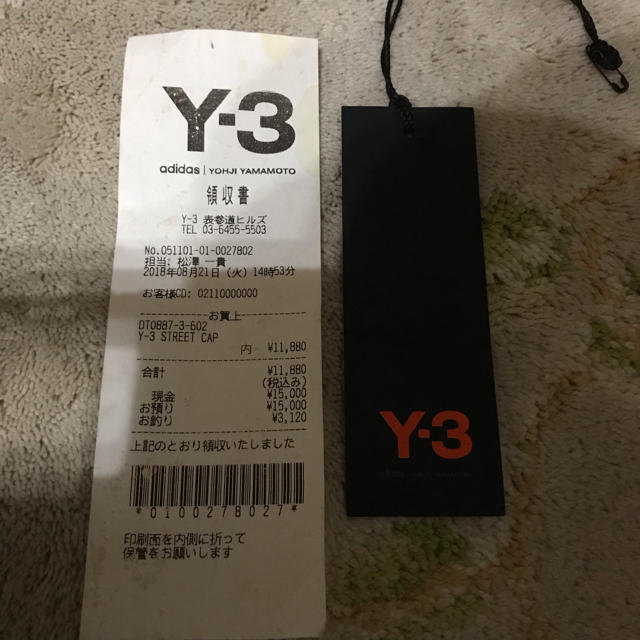 Y-3(ワイスリー)のy-3 キャップ 帽子 ヨウジヤマモト adidas アディダス ブラック メンズの帽子(キャップ)の商品写真