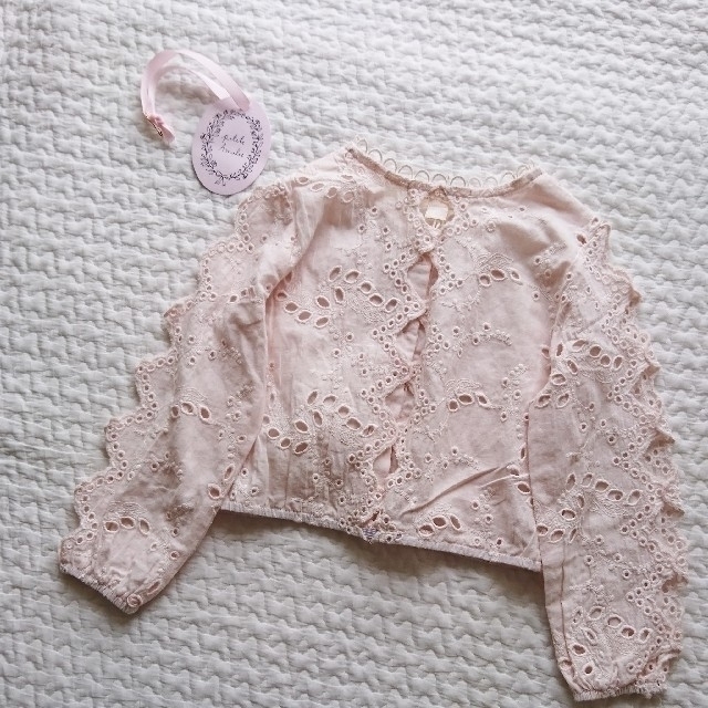 Caramel baby&child (キャラメルベビー&チャイルド)のpetit amalie レースブラウス 3y キッズ/ベビー/マタニティのキッズ服女の子用(90cm~)(ブラウス)の商品写真