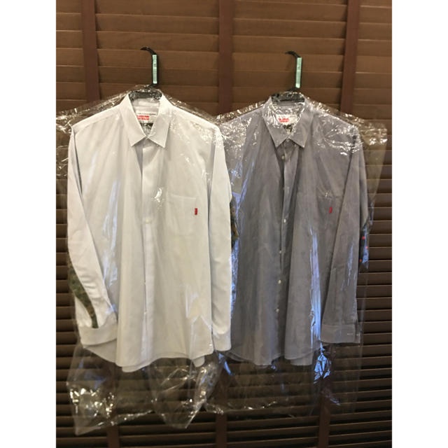 高品質の激安 Supreme - 長袖シャツ(左側) GARCONS × ALi様専用❗️SUPREME シャツ