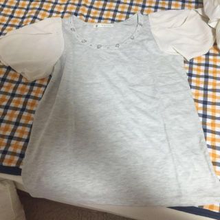 マジェスティックレゴン(MAJESTIC LEGON)のマジェ フリル袖Tシャツ(Tシャツ(半袖/袖なし))