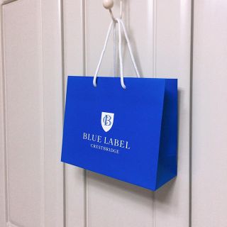 バーバリーブルーレーベル(BURBERRY BLUE LABEL)の新品 クレストブリッジ 小サイズ(ショップ袋)