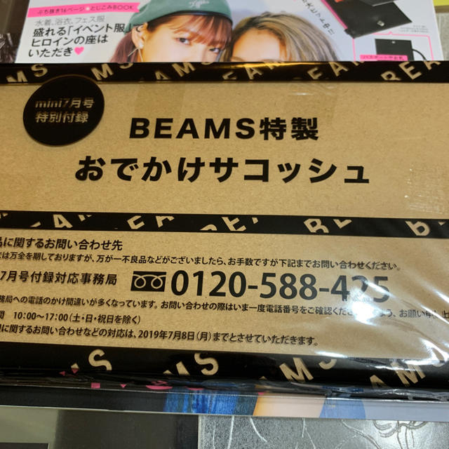 BEAMS(ビームス)の付録   mini付録  ビームス おでかけサコッシュのみ レディースのバッグ(ショルダーバッグ)の商品写真