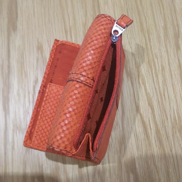 FOSSIL(フォッシル)のFOSSIL　牛革　財布　中古美品　折りたたみ メンズのファッション小物(折り財布)の商品写真