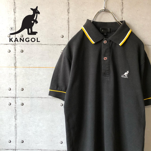 【大人気】 KANGOL カンゴール ワンポイント 国旗 ポロシャツ