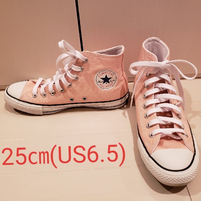 CONVERSE　100周年　ピーチ　ハイカット