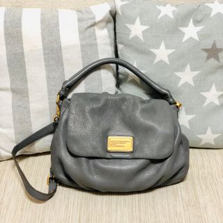 マークバイマークジェイコブス(MARC BY MARC JACOBS)の【こた様専用】マークバイマークジェイコブス レザーハンドバッグ グレージュ色(ハンドバッグ)