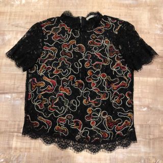 ザラ(ZARA)のZARA ザラ☆レースブラウス(シャツ/ブラウス(半袖/袖なし))