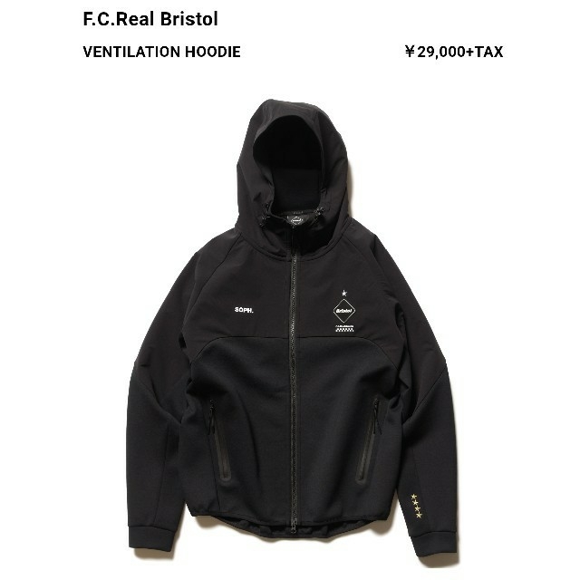 F.C.R.B. - FCRB VENTILATION HOODY BLACK 19SSの通販 by ポッシ05's shop｜エフシーアー