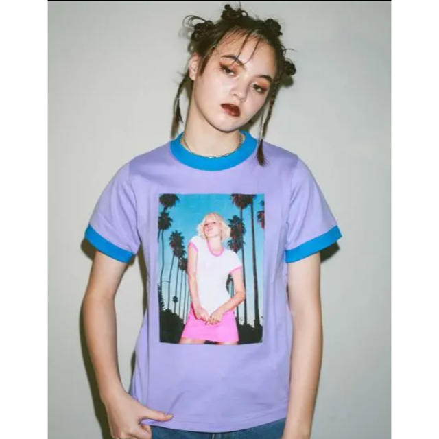 X-girl(エックスガール)のX-girl Tシャツ Chloeコラボ レディースのトップス(Tシャツ(半袖/袖なし))の商品写真