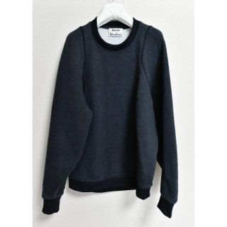 アクネ(ACNE)の週末限定お値下げ中☆Acne スウェット　トレーナー　ダークグレーXS(トレーナー/スウェット)