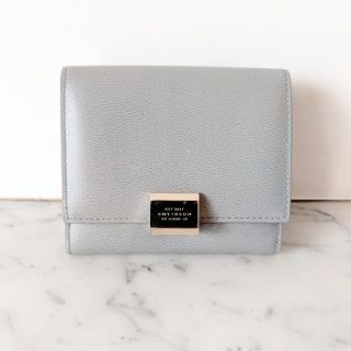 スマイソン(Smythson)の残２【新品・完売色】Smythson グロブナー フレンチ 二つ折り財布 グレー(財布)