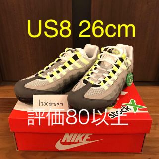 ナイキ(NIKE)の【海外正規】希少 26cm NIKE AIR vapormax 95 NEON(スニーカー)