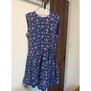 エイチアンドエム(H&M)の*H&M 花柄ワンピース(ミニワンピース)