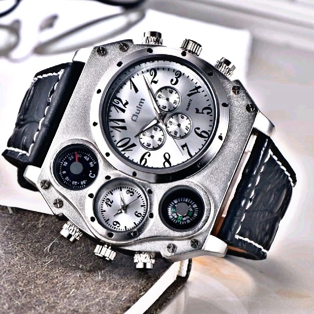 DualWorld  【Qalm3970】
腕時計　ウォッチ　クラシックの通販 by レオさくら's shop｜ラクマ