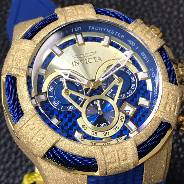 INVICTA - 新品Invicta Bolt インビクタ ボルト ゴールドサンドブラストxブルーの通販 by くま男's shop｜インビクタならラクマ