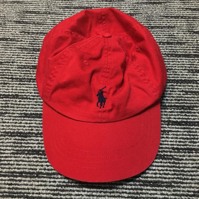 POLO RALPH LAUREN(ポロラルフローレン)のポロラルフローレン/POLO/キャップ/赤 レディースの帽子(キャップ)の商品写真