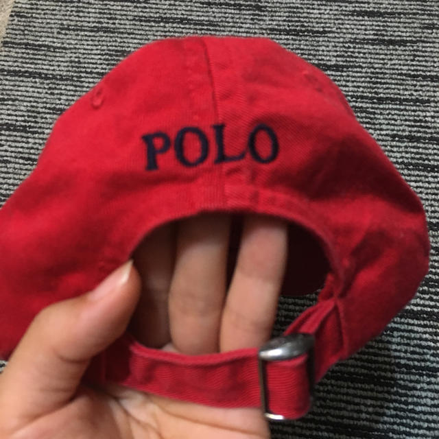 POLO RALPH LAUREN(ポロラルフローレン)のポロラルフローレン/POLO/キャップ/赤 レディースの帽子(キャップ)の商品写真