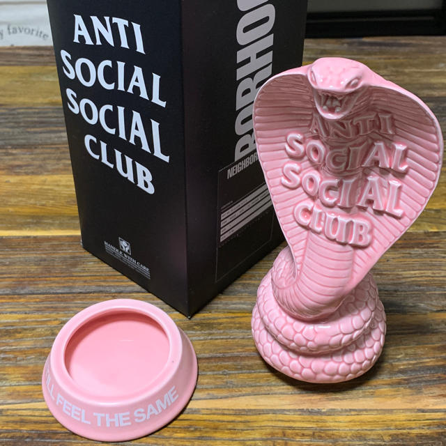 anti social social club  お香立て　pinkインテリア小物