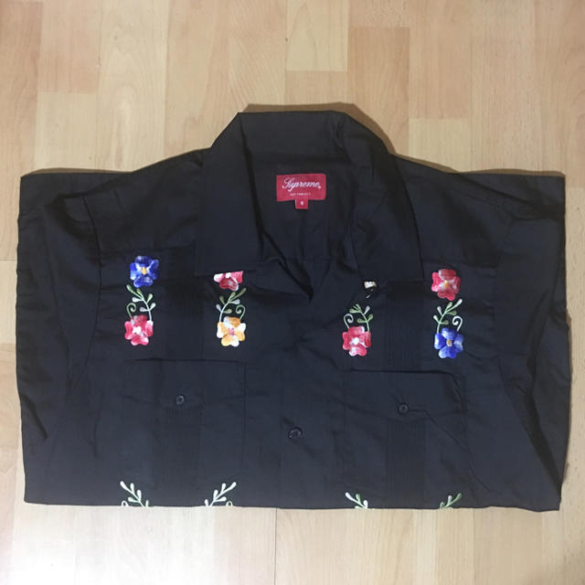 Supreme Flowers Guayabera S/S Shirt Sサイズ 3