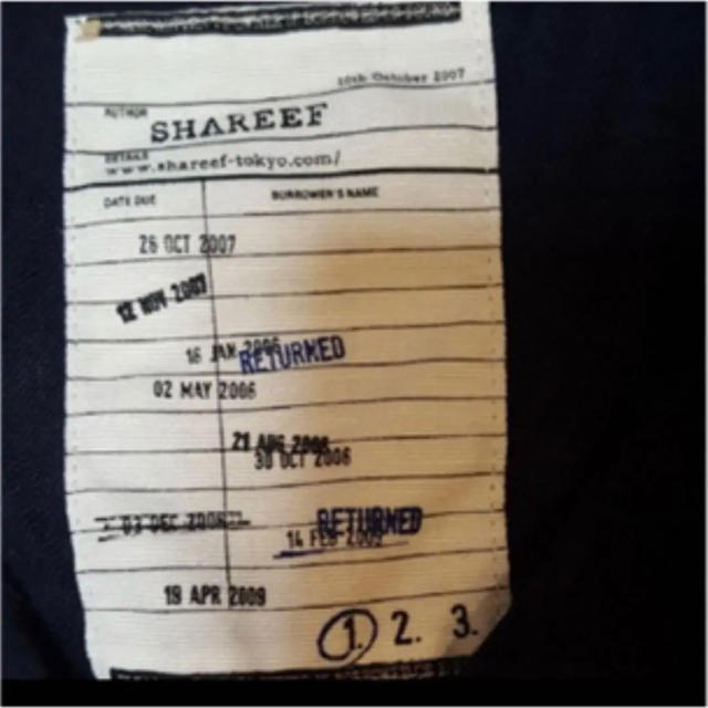 SHAREEF(シャリーフ)のshareef 7部袖 シャツ 最終値下げ メンズのトップス(シャツ)の商品写真