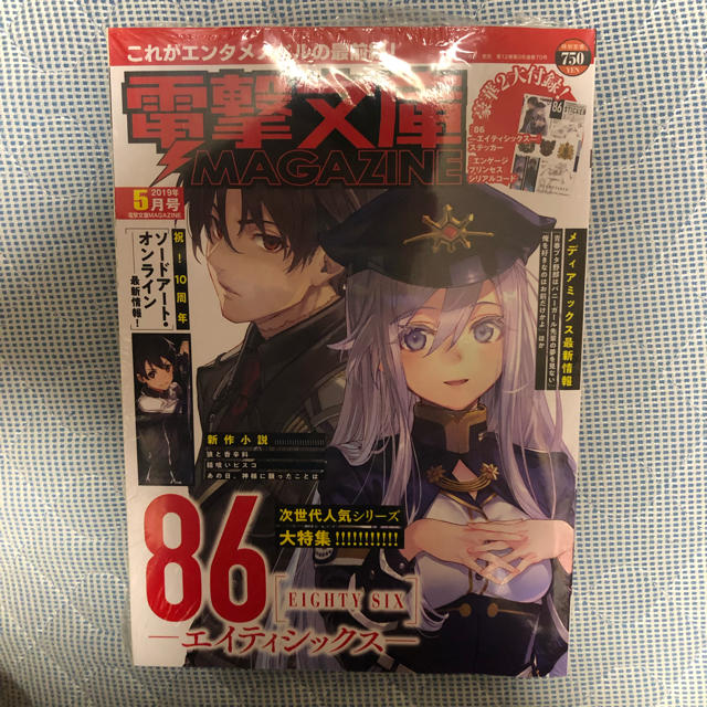 アスキー・メディアワークス(アスキーメディアワークス)の【廃刊 未開封】電撃文庫MAGAZINE 2019年5月号  エンタメ/ホビーの雑誌(アート/エンタメ/ホビー)の商品写真