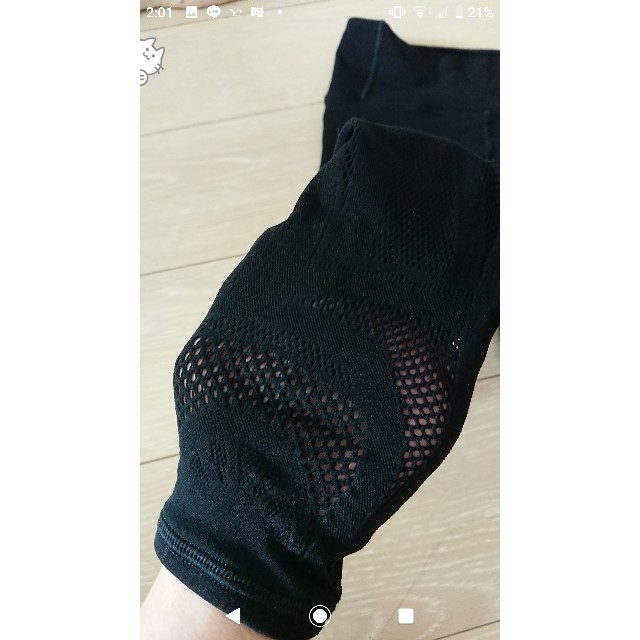 lululemon(ルルレモン)のlululemonメッシュデザインレギンス size2 レディースのレッグウェア(レギンス/スパッツ)の商品写真