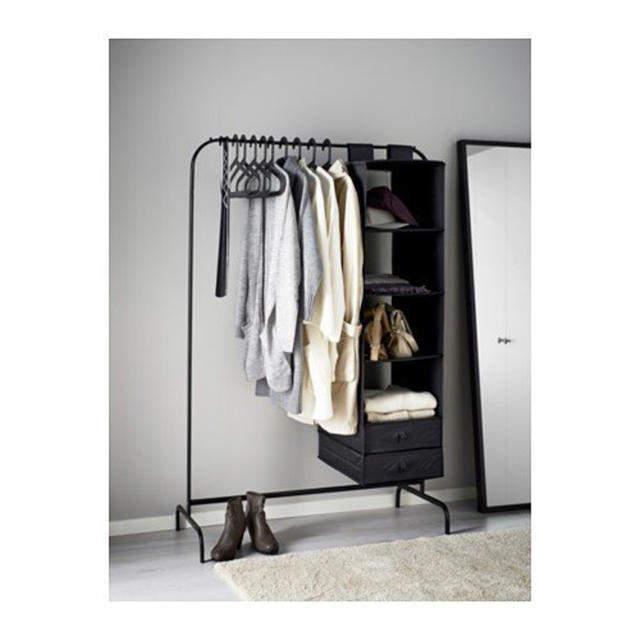 IKEA - IKEA ハンガーラック ブラック の通販 by あき22226663's
