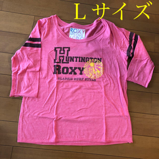 ロキシー(Roxy)のROXY  7分Ｔシャツ  Ｌサイズ(Tシャツ(長袖/七分))
