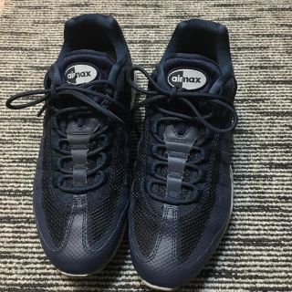 ナイキ(NIKE)のナイキ/エアマックス95/ネイビー/エッセンシャル/24(スニーカー)