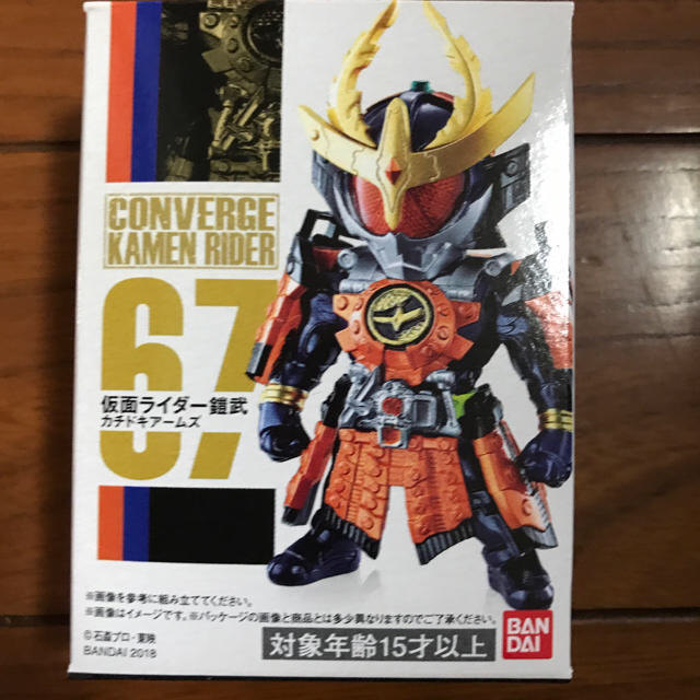 BANDAI(バンダイ)の【新品・未開封】コンバージ 仮面ライダー 67 鎧武 カチドキアームズ エンタメ/ホビーのフィギュア(特撮)の商品写真