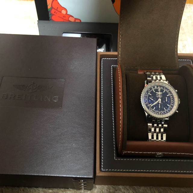 BREITLING - ブライトリングBREITLING ナビタイマー  01ブラックブラック完全正規品の通販 by おでん's shop｜ブライトリングならラクマ