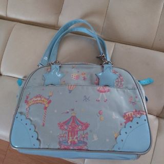 アンジェリックプリティー(Angelic Pretty)のアンジェリックプリティ　メリーゴーランドバッグ（ブルー）(ハンドバッグ)