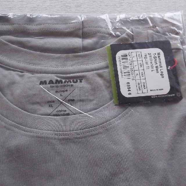 Mammut(マムート)のMAMMUT マムート 半袖Tシャツ（未使用、アジアXL） メンズのトップス(Tシャツ/カットソー(半袖/袖なし))の商品写真