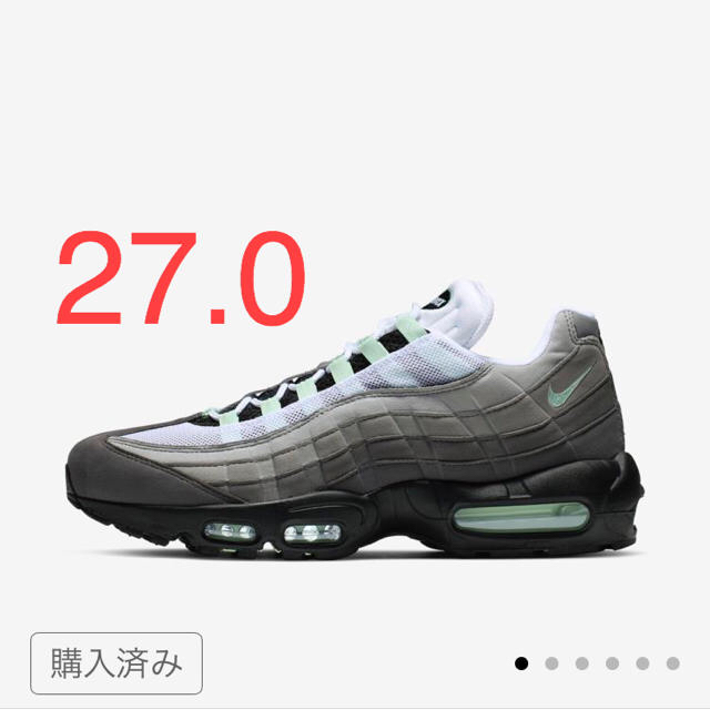 NIKE(ナイキ)のエアマックス95 ミント メンズの靴/シューズ(スニーカー)の商品写真