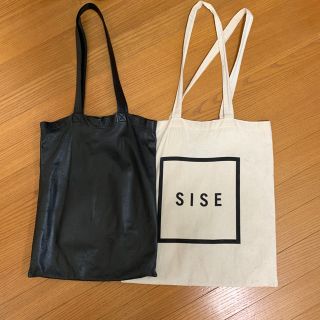 シセ(Sise)のSISE トートバッグ <2つセット> ラムレザー (トートバッグ)