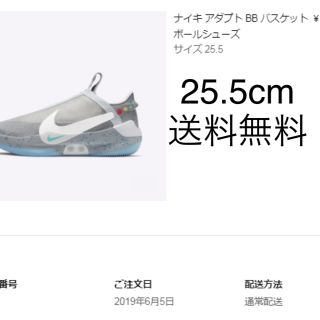 ナイキ(NIKE)のSimson様専用 アダプトbb ウルフグレー 25.5cm(スニーカー)