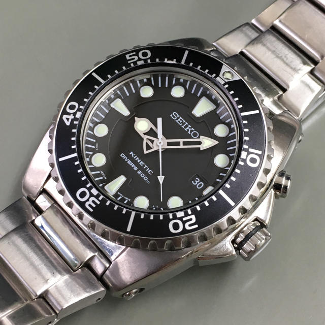 SEIKO - セイコー キネティック ダイバーズ 200m 二次電池新品の通販 by ほぼ時計屋｜セイコーならラクマ